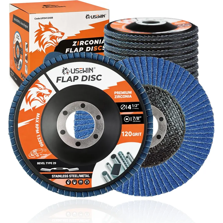 10 Pack 120 Grit Grinding Disc
