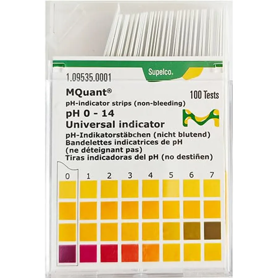 100 Pcs/Tests New PH-Indicator Strips 1.09535.0001