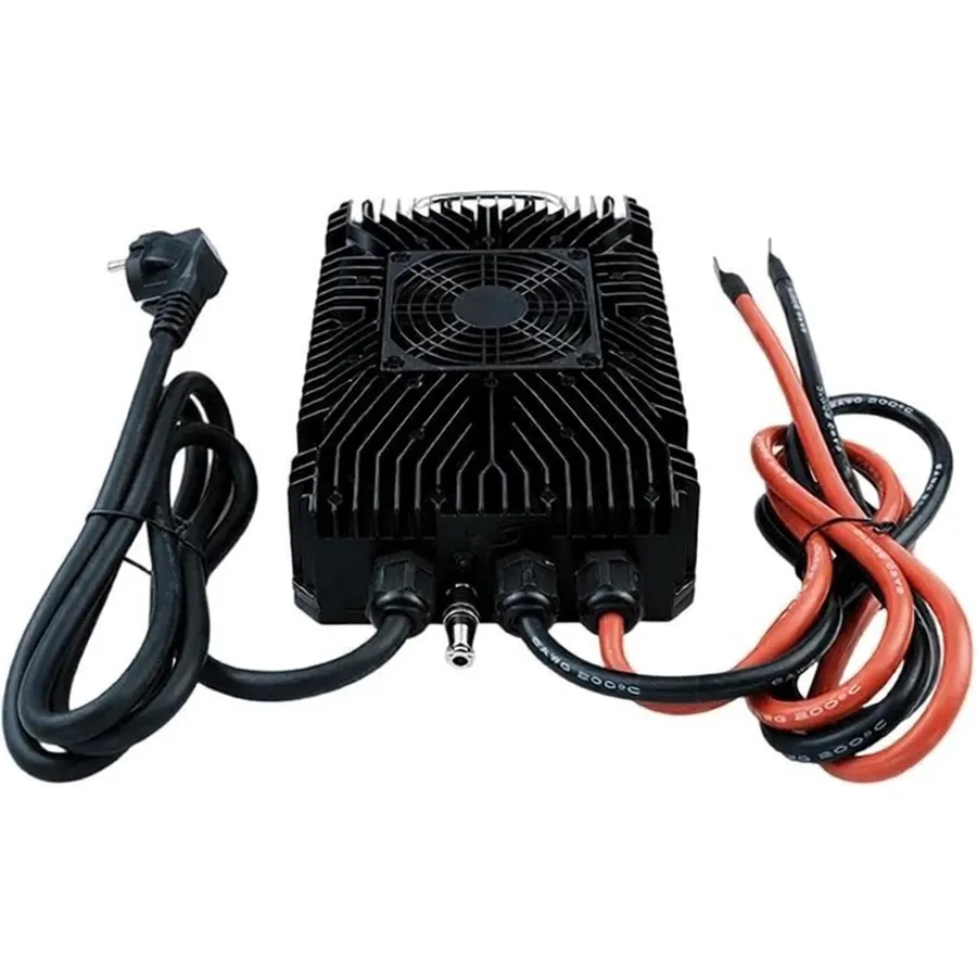 1000W 12V 68A AC-DC Battery Charger with Connector LED Indicator