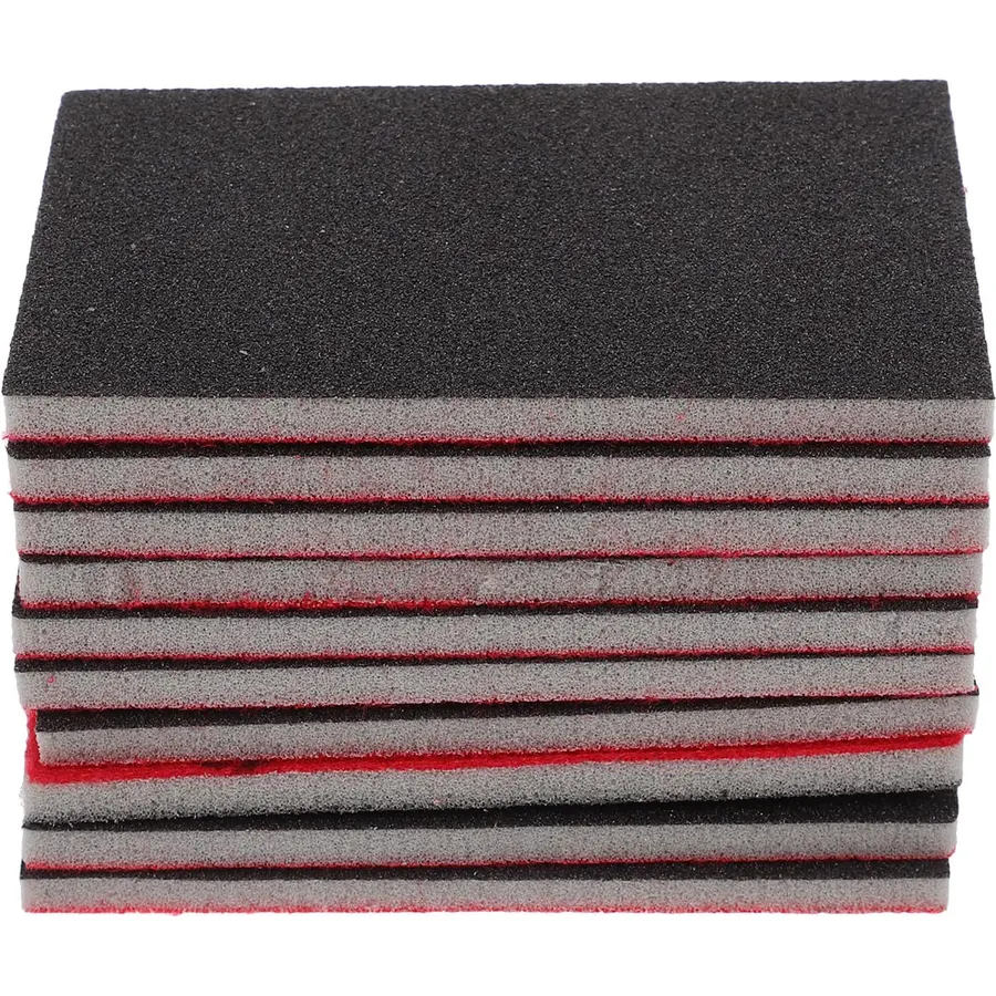 10pcs Sanding Sponge Blocks 180 Grit Double-Sided