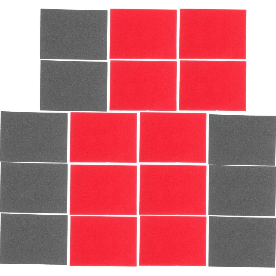 18pcs Sanding Sponge Pads Emery Sandpaper Wet Dry Polishing