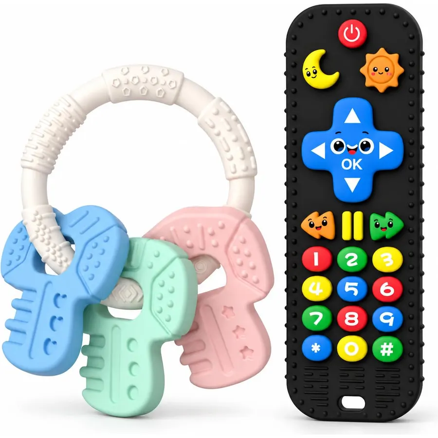 1Keys + 1 Remote Baby Teether