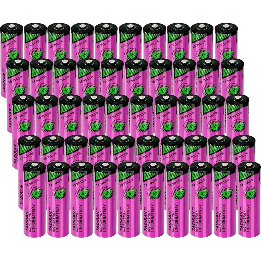 (50 Pcs) 2400mAh 3.6V SL-360 TL-5903 Battery for Tadiran TL-5903 3.6V AA Battery
