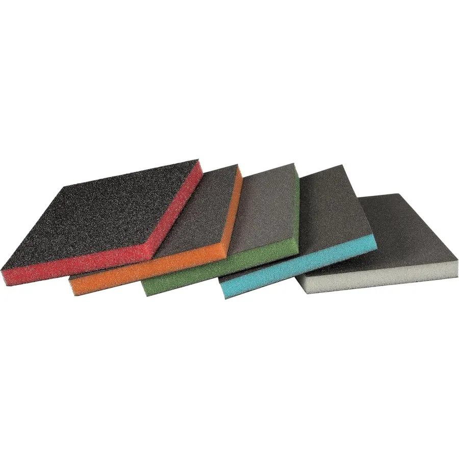 3M Two-Sided Sanding Sponge 23813, 4.8 in x 3.8 in, Assorted, 20 Sponges for Car Scratch Repair, Paint Removal, Paint Preparation, Primer Sanding for Collision Repair