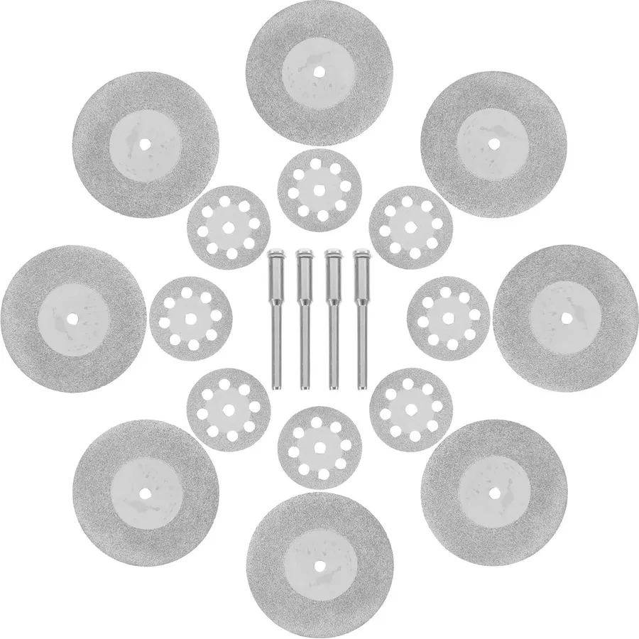 40/22mm Corundum Cutting Disc with Mandrel for Rotary Tools Metal Tile