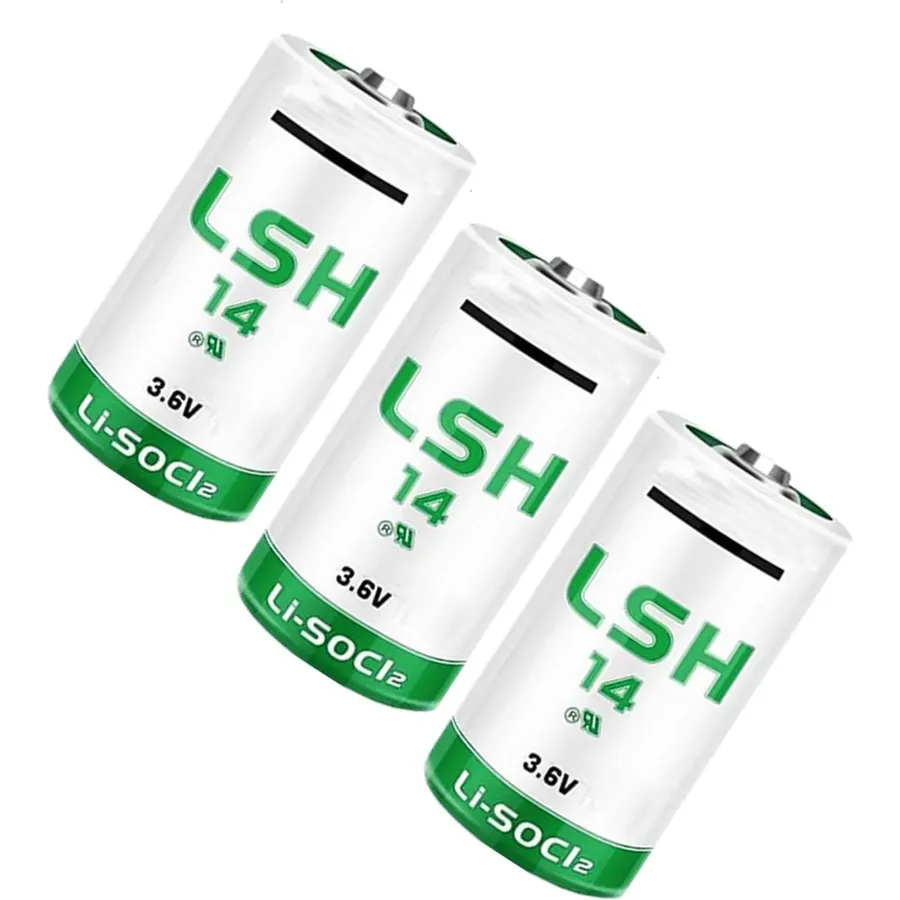 (3 Pcs) 5800mAh 3.6V LSH14 Battery Replaces for Size C LSH 14 LS26500 LS26500 Battery
