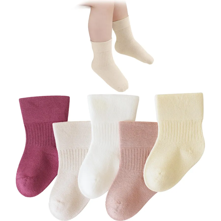 Baby Girls Boys Soft Socks,School Uniform Dress Socks for Toddler Infant