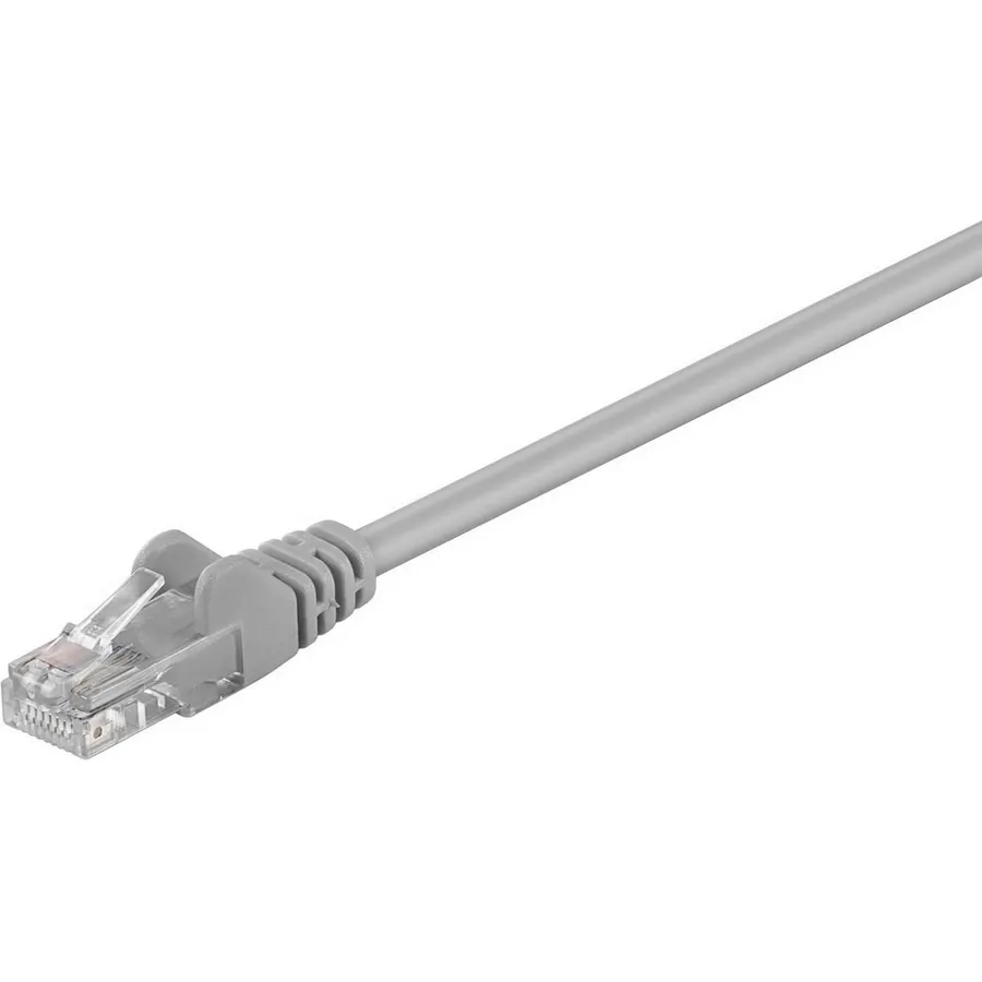 Goobay 69454 CAT 6 patch cable U/UTP grey - CCA material