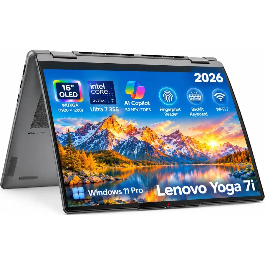 Lenovo Yoga 7i 2-in-1 Touchscreen Laptop, Ultra 7 355, 24GB RAM 1TB SSD