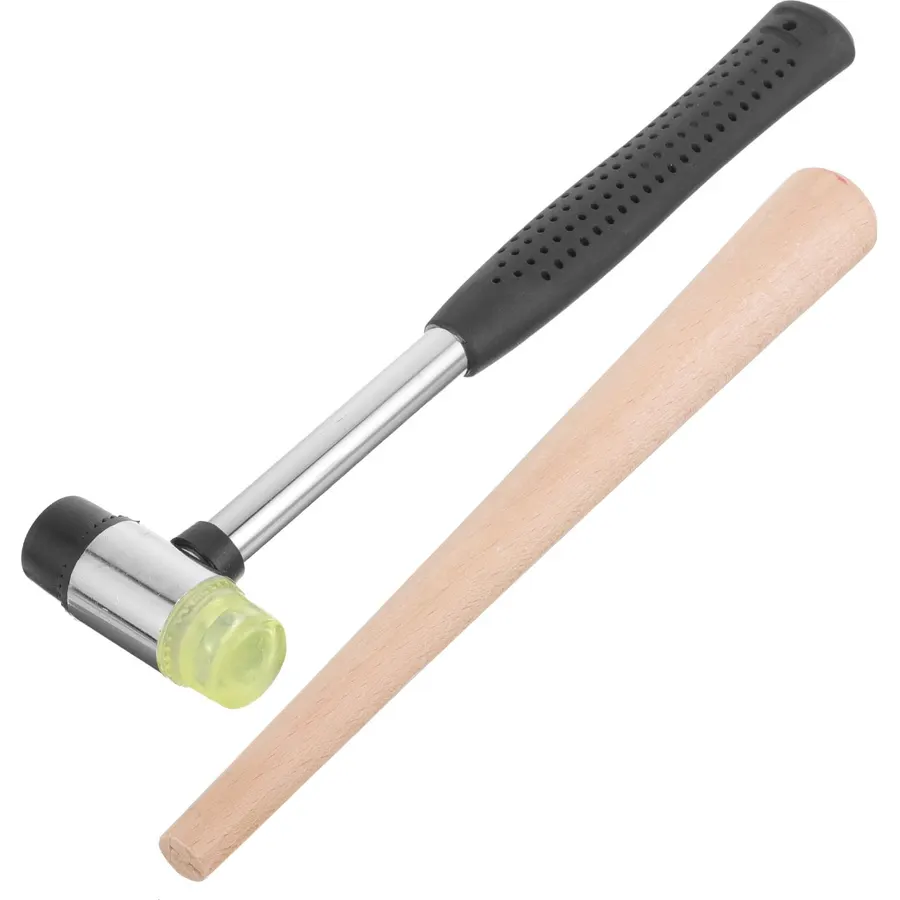 Ring Adjuster Repair Mandrel Stick with Rubber Hammer Jewelry Tool Set