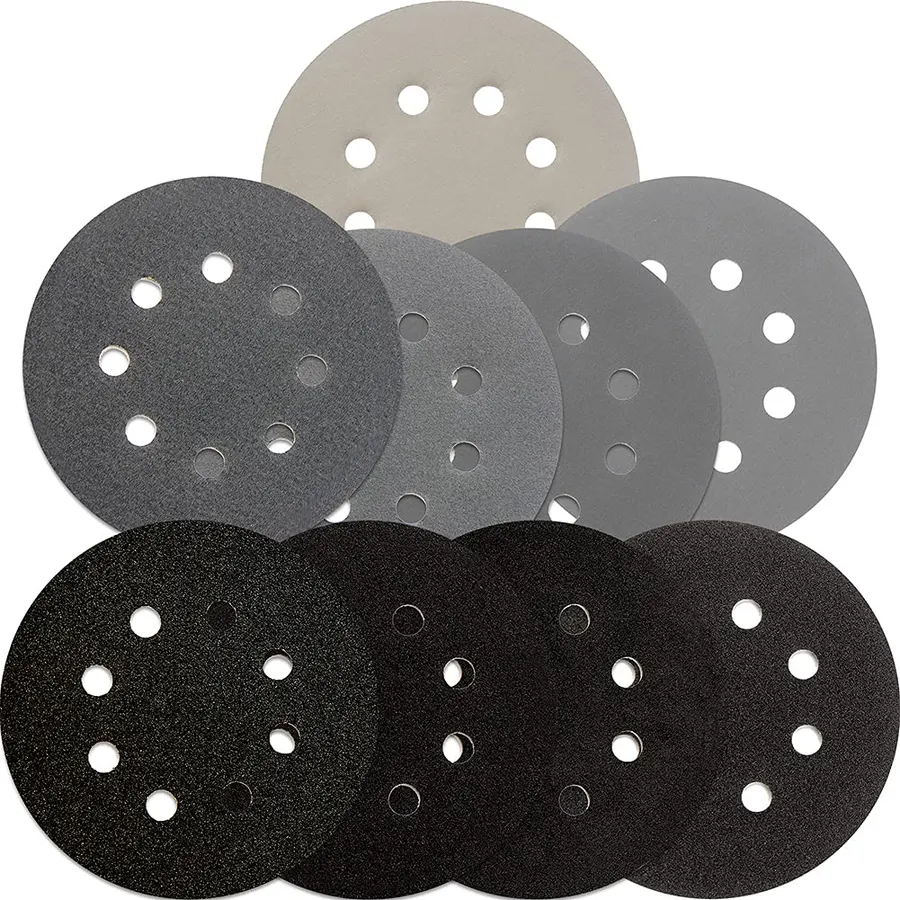 S&F STEAD & FAST 5 inch Wet Dry Sanding Discs Hook & Loop 54 pcs
