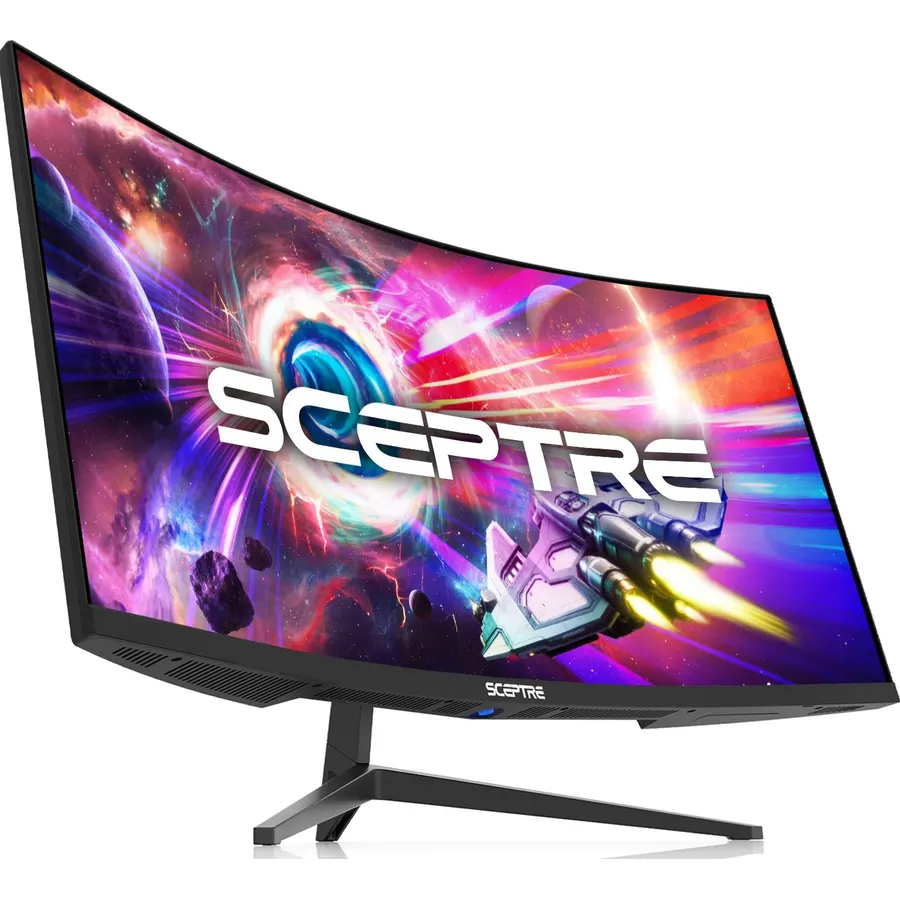 Sceptre 34-Inch Curved Ultrawide WQHD Monitor (3440 x 1440), R1500, up to 180Hz, DisplayPort x2, 99% sRGB, Built-in Speakers