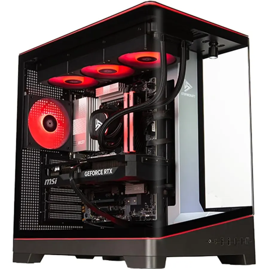 STORMCRAFT Gaming Desktop AMD R7-8700F, GeForce RTX 5070, 32GB DDR5 1TB SSD